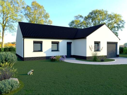 Terrain avec maison neuve à vendre 225 267 € 4 pièces 3 chambres 85 m² 501 m² de terrain Agny 62217