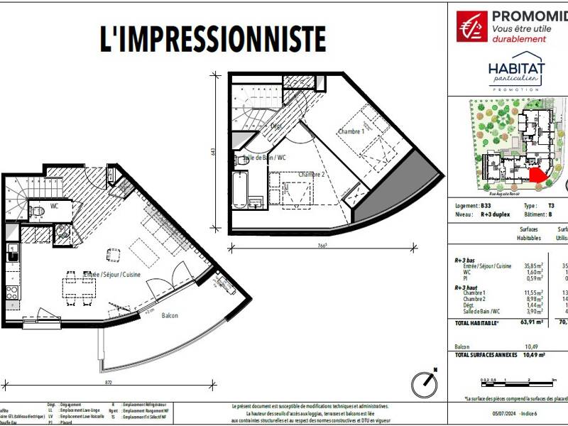 Maison à louer, 63m², TOULOUSE