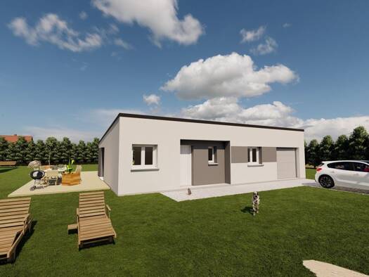 Terrain avec maison neuve à vendre 166 410 € 4 pièces 3 chambres 80 m² 462 m² de terrain Falaise 14700