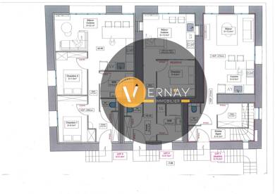 Appartement à vendre 155 000 € 3 pièces 2 chambres 74 m² RDC/1 Septeme 38780