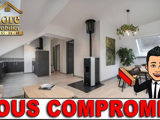 Appartement à vendre 83 000 € 3 pièces 2 chambres 55 m² 2ème étage Ban-sur-Meurthe-Clefcy 88230