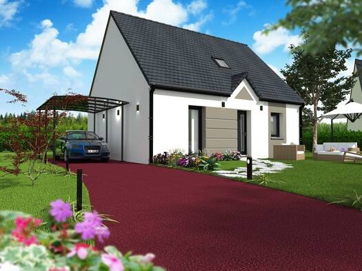 Terrain avec maison neuve à vendre 230 685 € 6 pièces 4 chambres 100 m² 706 m² de terrain Maintenon 28130