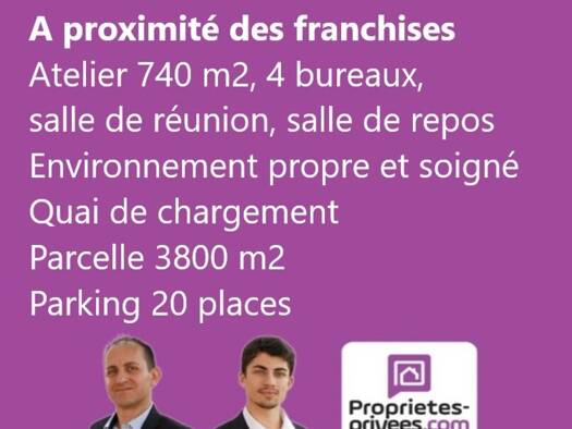 Local d'activités à vendre 530 000 € 800 m² d'espace de stockage Saint Martin-Saint Etienne Nevers 58000