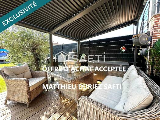 Maison à vendre 349 500 € 8 pièces 4 chambres 180 m² 265 m² de terrain Centre Nord Coudekerque-Branche 59210