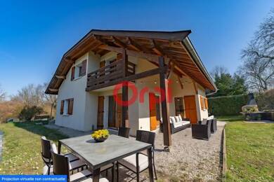 Villa à louer 2 890 € 5 pièces 4 chambres 120,7 m² 2 233 m² de terrain Viry 74580