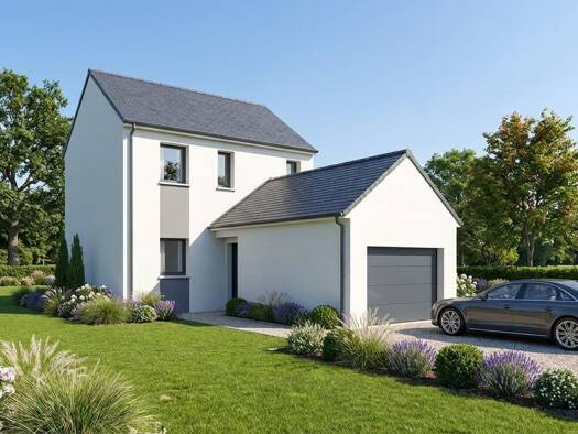 Terrain avec maison neuve à vendre 168 151 € 4 pièces 3 chambres 80 m² 554 m² de terrain Saint-Valérien 89150