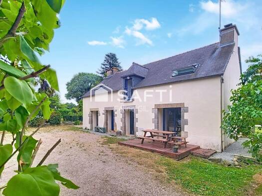 Maison à vendre 260 000 € 6 pièces 4 chambres 120 m² 2 690 m² de terrain Forges de Lanouee 56120