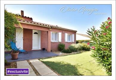 Maison de plain-pied à vendre 292 000 € 4 pièces 3 chambres 99 m² 509 m² de terrain Adissan 34230