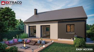 Maison de plain-pied à vendre 152 000 € 3 pièces 2 chambres 65 m² 1 058 m² de terrain Glos-sur-Risle 27290