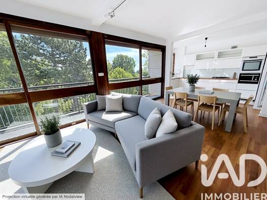Appartement à vendre 398 000 € 3 pièces 2 chambres 73,56 m² Étage 4/4 Chateau de Vaucresson Vaucresson 92420