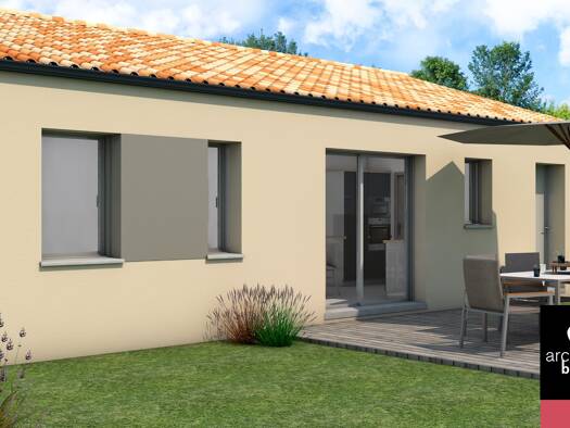 Terrain avec maison neuve à vendre 155 780 € 4 pièces 2 chambres 75 m² 298 m² de terrain François 79260