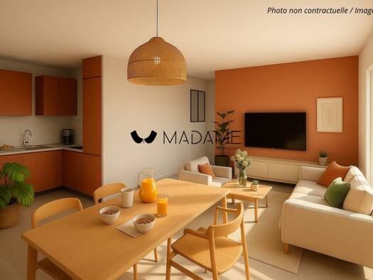 Appartement à vendre 295 000 € 3 pièces 2 chambres 66 m² RDC Vaulnaveys-le-Haut 38410