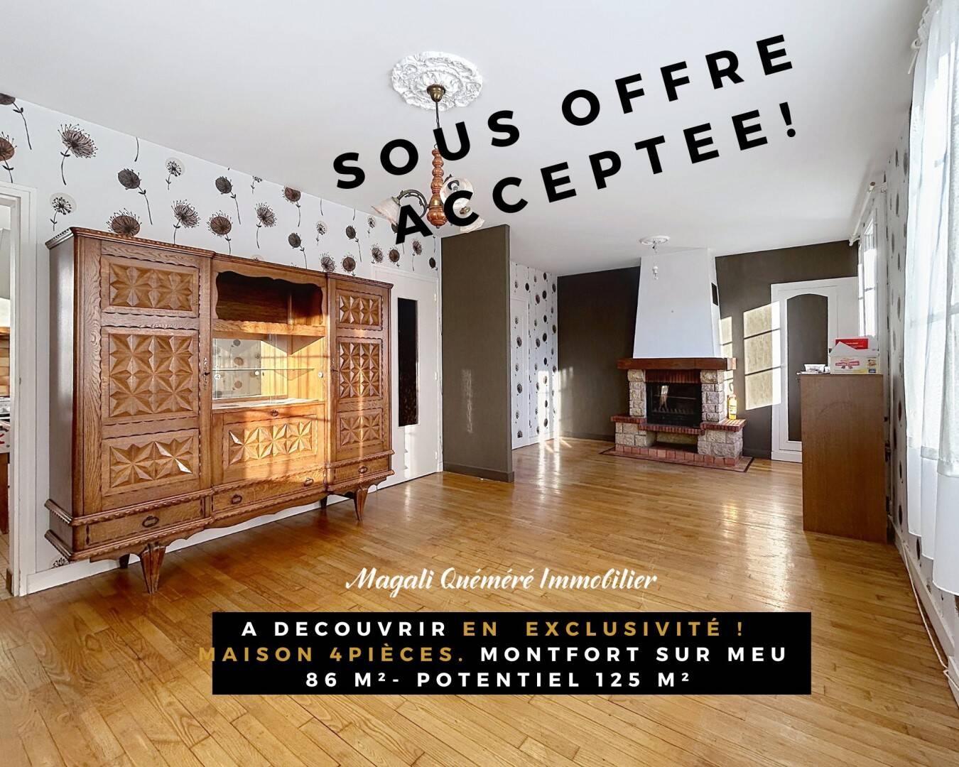 Maison à vendre, 86m², MONTFORT SUR MEU