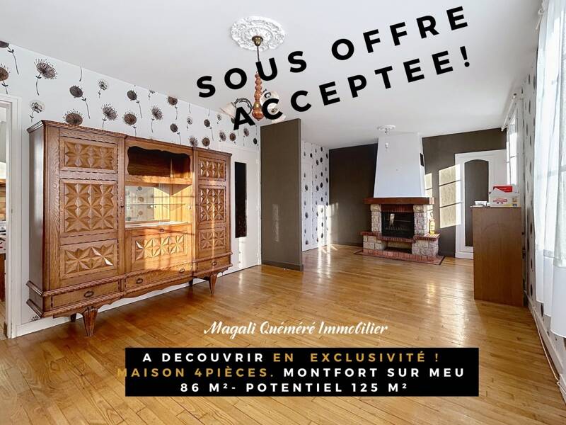 Maison à vendre, 86m², MONTFORT SUR MEU