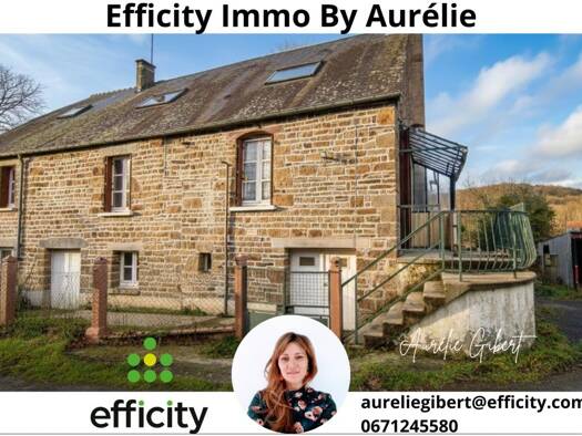 Maison à vendre 61 000 € 4 pièces 3 chambres 77 m² 550 m² de terrain Athis-Val de Rouvre 61430