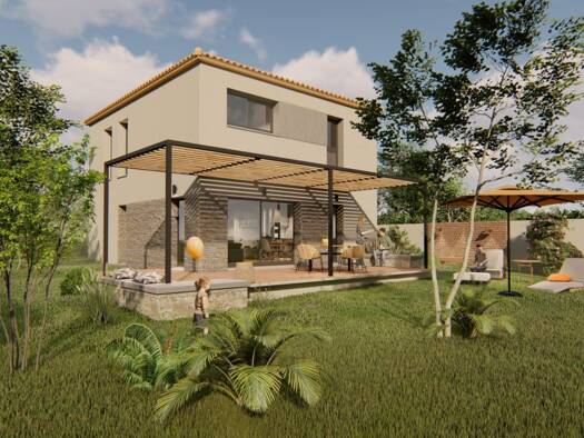 Terrain avec maison neuve à vendre 245 000 € 4 pièces 3 chambres 90 m² 350 m² de terrain Peret 34800