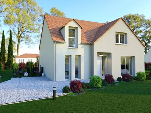 Terrain avec maison neuve à vendre 418 127 € 6 pièces 4 chambres 118,5 m² 341 m² de terrain Haut Domont-Plaine des Cercelets Domont 95330