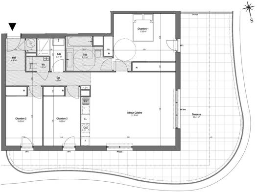 Appartement à vendre 280 000 € 4 pièces 3 chambres 89 m² Boissy-Saint-Léger 94470