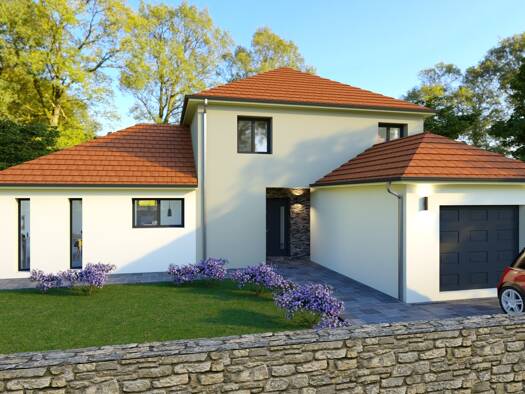 Terrain avec maison neuve à vendre 532 343 € 5 pièces 4 chambres 140 m² 1 954 m² de terrain Meursanges 21200