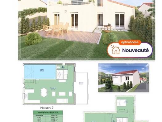 Terrain constructible viabilisé à vendre 83 000 € 374 m² de terrain La Pradelle Pont-du-Château 63430