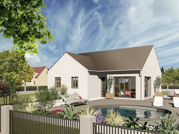 Terrain avec maison neuve à vendre 240 000 € 5 pièces 3 chambres 90,1 m² 770 m² de terrain Soulaires 28130