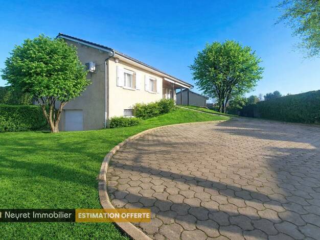 Maison de plain-pied à vendre 435 000 € 6 pièces 4 chambres 105 m² 800 m² de terrain Communay 69360