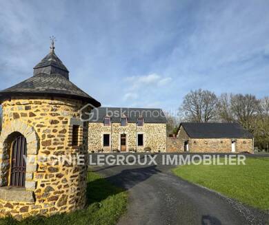 Maison à vendre 290 900 € 6 pièces 4 chambres 147 m² 4 800 m² de terrain Le Bourgneuf-la-Forêt 53410