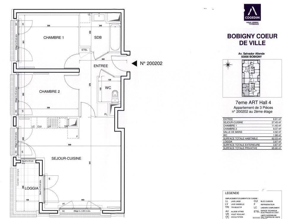 Maison à louer, 61m², BOBIGNY