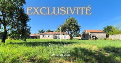 Maison de plain-pied à vendre 169 600 € 9 pièces 3 chambres 160 m² 1 980 m² de terrain Roullet Saint Estephe 16440