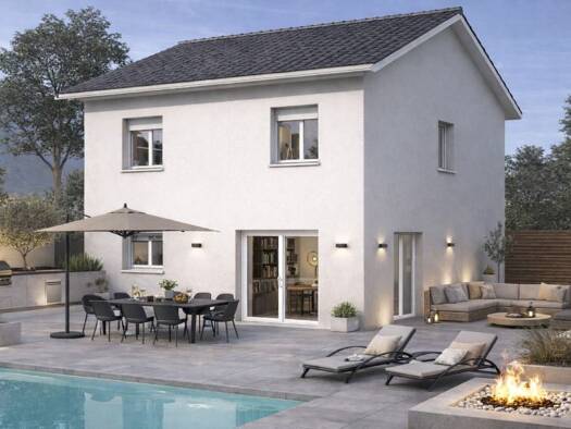 Terrain avec maison neuve à vendre 394 900 € 5 pièces 4 chambres 101 m² 643 m² de terrain Boussy 74150