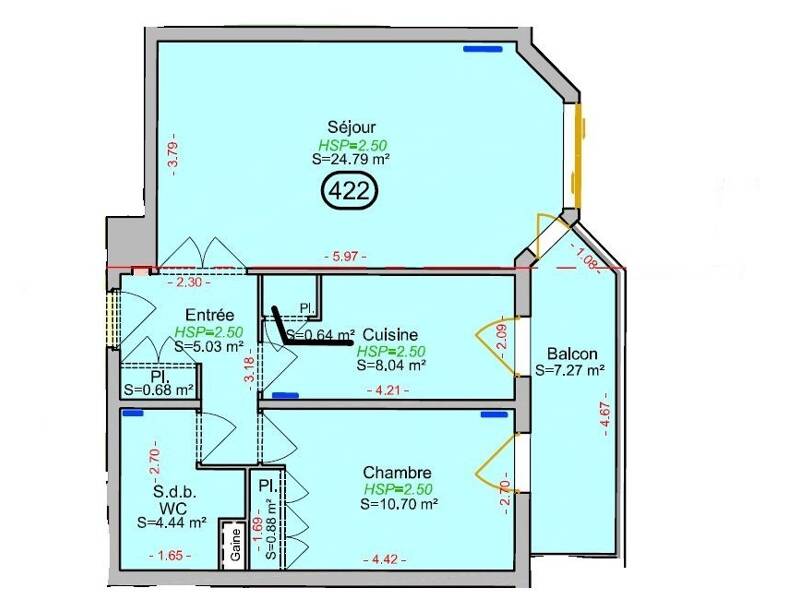 Maison à louer, 55m², PARIS 14E