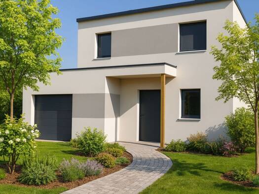 Terrain avec maison neuve à vendre 207 574 € 4 pièces 3 chambres 82 m² 391 m² de terrain Guignen 35580