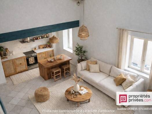 Duplex à vendre 169 000 € 3 pièces 2 chambres 87 m² Étage 2/3 Bessenay 69690