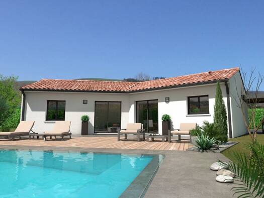 Terrain avec maison neuve à vendre 221 000 € 5 pièces 3 chambres 94 m² 673 m² de terrain Montbeton 82290