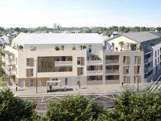 Appartement à vendre - neuf 158 340 € 2 pièces 1 chambre 46,18 m² dès le 31/12/2027 Madeleine-Saint Léonard-Justices Angers 49000
