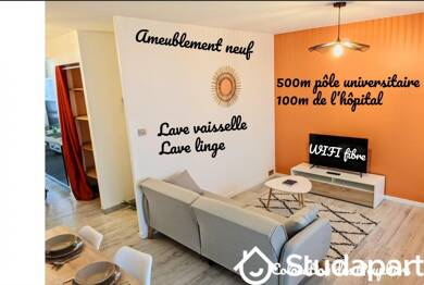 Appartement à louer 360 € 1 pièce 2 chambres 10 m² 4ème étage Les Bords de Loire Roanne 42300