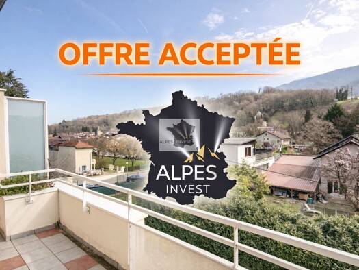 Appartement à vendre 230 000 € 3 pièces 2 chambres 67,4 m² Étage 3/3 Pontcharra 38530