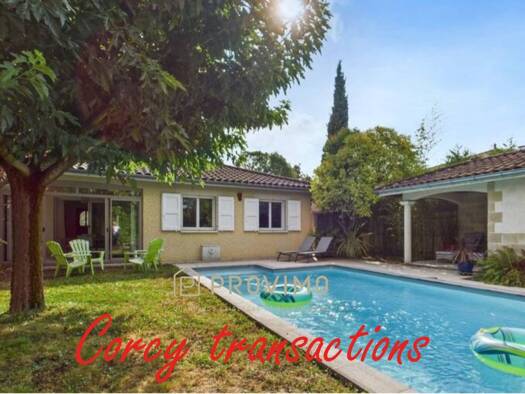 Maison de plain-pied à vendre 549 000 € 9 pièces 4 chambres 166 m² 900 m² de terrain Saint-André-de-Corcy 01390