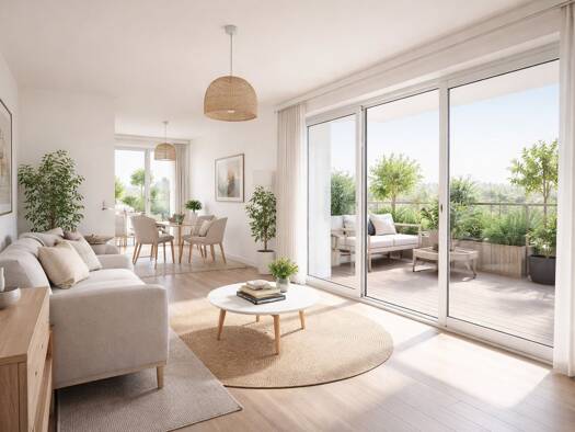 Appartement à vendre - neuf 195 900 € 2 pièces 1 chambre 45 m² RDC Edgard Degas Aulnay-sous-Bois 93600