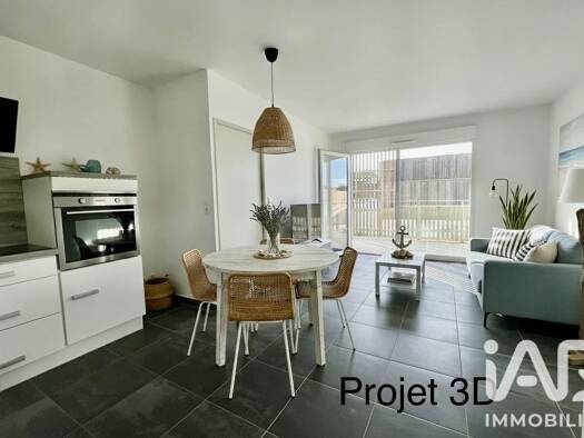 Appartement à vendre 239 000 € 2 pièces 1 chambre 39 m² Étage 1/2 Sud Le Pradet 83220