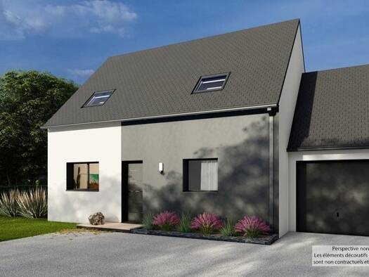Terrain avec maison neuve à vendre 240 000 € 5 pièces 4 chambres 90 m² 421 m² de terrain Parcou Le Folgoët 29260