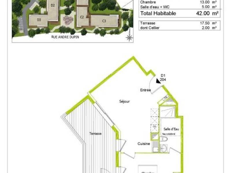 Maison à louer, 42m², LORMONT