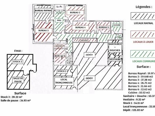 Local d'activités à louer 393 € 27 m² d'espace de stockage Carnac 56340