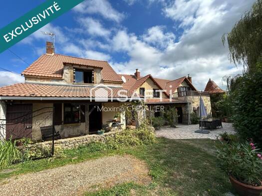 Maison à vendre 185 000 € 4 pièces 3 chambres 218 m² 1 680 m² de terrain Sarzay 36230