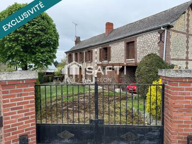 Ferme à vendre 300 000 € 5 pièces 3 chambres 120 m² 2 160 m² de terrain Quevillon 76840