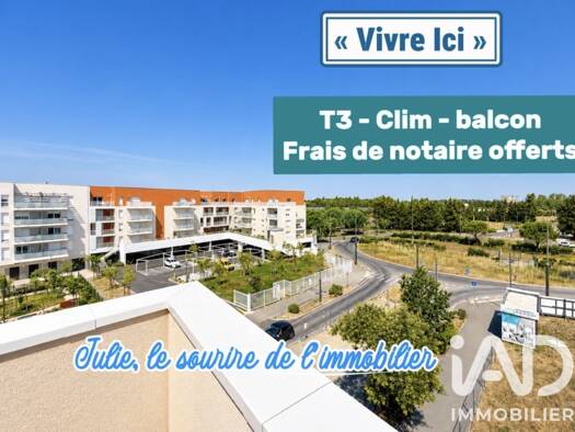 Appartement à vendre 246 000 € 3 pièces 2 chambres 63,56 m² Étage 4/4 Sud Ouest Monteux 84170