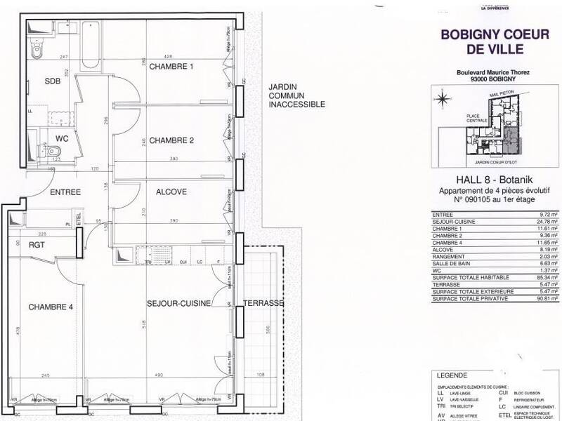 Maison à louer, 85m², BOBIGNY