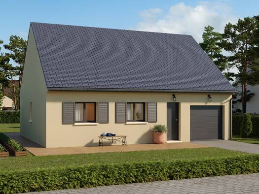 Terrain avec maison neuve à vendre 179 800 € 3 pièces 2 chambres 71 m² 808 m² de terrain Auneuil 60390