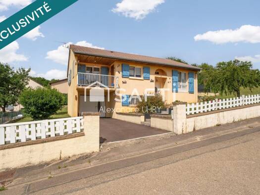 Maison à vendre 276 000 € 5 pièces 3 chambres 120 m² 1 683 m² de terrain Norroy-les-Pont-a-Mousson 54700