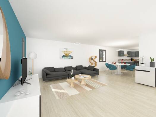 Terrain avec maison neuve à vendre 621 752 € 4 pièces 3 chambres 111 m² 1 000 m² de terrain Sciez 74140